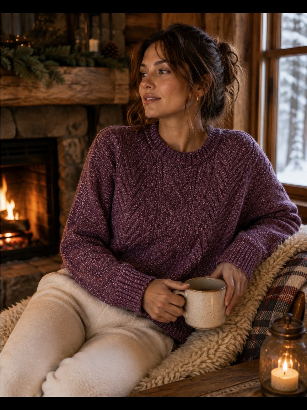 HUDSON NORTH, the cozy wool knit sweater!